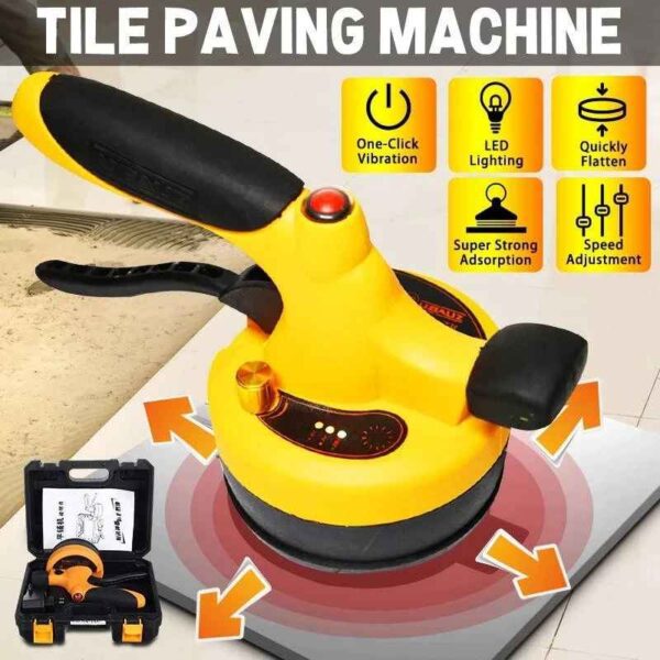 الة شفط و وضع السيراميك Ventouse vibrante Carrelage