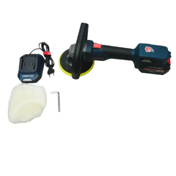 الة التلميع بالبطارية ponceuse polisseuse orbitale HONESTPRO 21V YAE2653