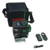 2107251753090422687e097667a2e جهاز ضبط المستوى بالليزر niveau laser 4D Avec Perche 5m CROWN CT44150