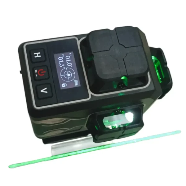 2107251753090423687e0977813dc جهاز ضبط المستوى بالليزر niveau laser 4D Avec Perche 5m CROWN CT44150