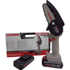 250125173779227567949b13ebe94 منشار الخشب بالبطارية mini scie à chaine sans fil CRWON 20V CT25011H-2