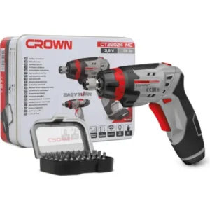 250125173779227967949b17cb4c8 مفك البراغي بالبطارية tournevis a batterie CROWN 3.6V